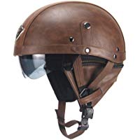 Casco Moto Cuero