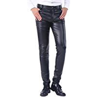 Pantalones de Cuero para Hombre