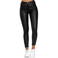 Pantalon Cuero Negro